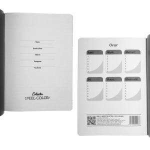 Caiet studentesc dictando coperta plastic culori diverse A4 70g 60 file KOH-I-NOOR O100406D - Img 3