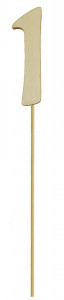 Cifra placaj pe bat 10cm - 1