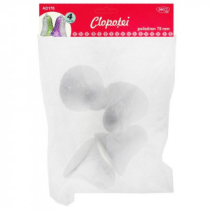 Clopotel polistiren 7cm 4/set Daco AD176
