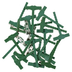 Cocarda T verde 4,5cm 20/set - Img 1