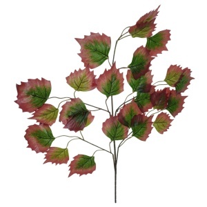 Creanga cu frunze mesteacan verde/maro 60cm