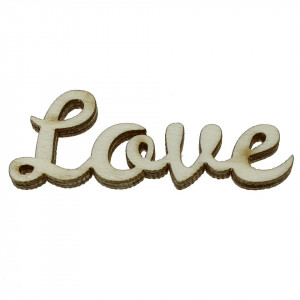 Cuvant placaj -Love- 2x5,5cm