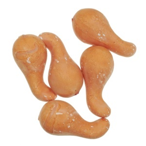 Dovleac polistiren maro deschis 6x3cm 5/set