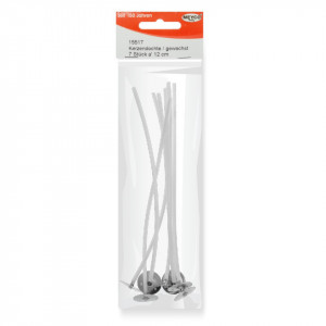 Fitil lumanare cu talpa 7/set Meyco 15517
