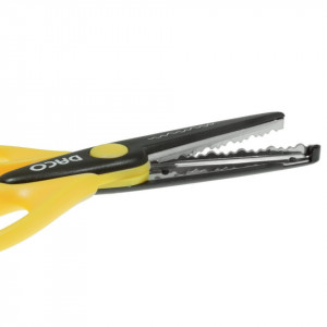 Foarfeca cu model maner galben/negru model-12 16cm Daco FF420 - Img 2