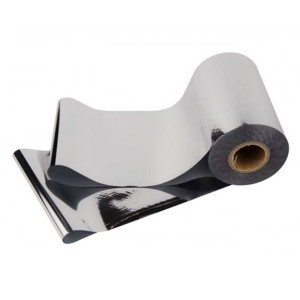 Folie transfer argintiu metalizat 10,5cm x 100m Rich 06687