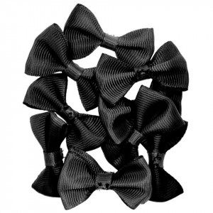 Fundita textil neagra 4cm 10/set