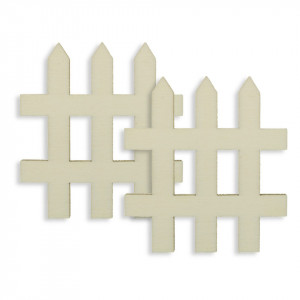 Gardut placaj 3 elemente 5,5x6cm 2/set