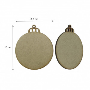 Glob mdf cu agatatoare decupata 8,5x10cm - Img 2