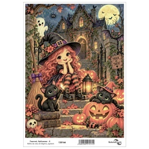 Hartie de orez pigment Toamna, Halloween - 9 20x27,5cm