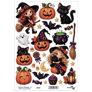 Hartie decoupage Toamna, Halloween - 13 20x27,5cm 90g