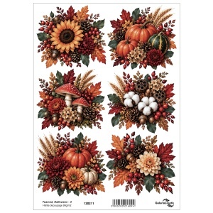 Hartie decoupage Toamna, Halloween - 3 20x27,5cm 90g