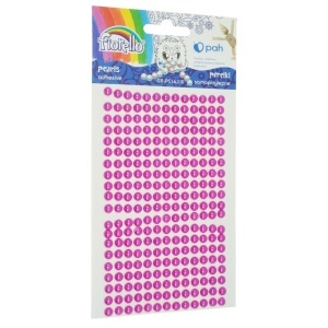 Jumatati perla adeziva fucsia 6mm 260/set Fiorello GR-PS162-8