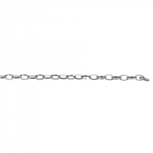 Lant inox argintiu 3,5mm L27 pret/metru - Img 2