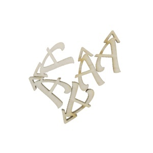 Litera placaj 1,5cm 5/set - (A)