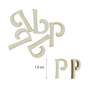 Litera placaj 1,5cm 5/set - Img 17