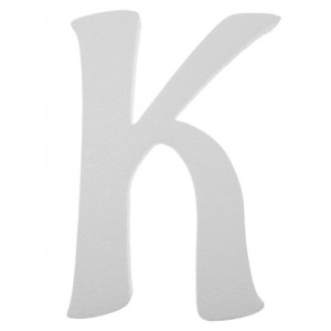 Litera polistiren dens -K- 18x12x2cm font Aladin