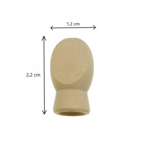Maini lemn pentru marionete 2,2x1,2x1,2 cm 6/set Meyco 405-07 - Img 2