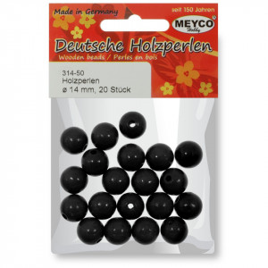Margele lemn rotunde 14mm 20/set Meyco 314 - Img 16