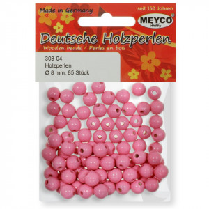 Margele lemn rotunde 8mm 85/set Meyco 308 - Img 7