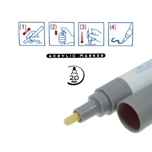 Marker acrilic 2mm Daco MK503 - Img 2