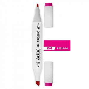 Marker pe baza de alcool cu 2 capete varf rotund si tesit 1mm/2-5mm Artix PP915 - Img 21