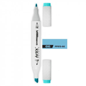 Marker pe baza de alcool cu 2 capete varf rotund si tesit 1mm/2-5mm Artix PP915 - Img 31
