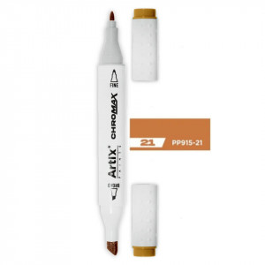 Marker pe baza de alcool cu 2 capete varf rotund si tesit 1mm/2-5mm Artix PP915 - Img 71