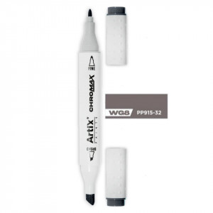 Marker pe baza de alcool cu 2 capete varf rotund si tesit 1mm/2-5mm Artix PP915 - Img 119