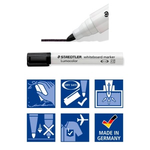 Marker pentru tabla magnetica Staedtler 351-9 negru - Img 2