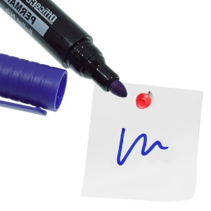 Marker permanent albastru varf 1,9mm ISO9001 Office Cover - Img 2