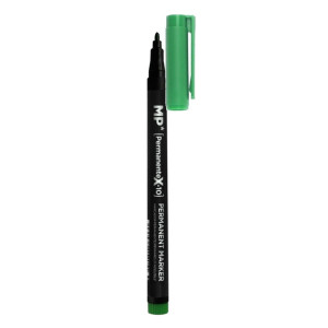 Marker permanent verde varf 1mm pentru CD/DVD MP PE418-S