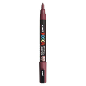 Marker vopsea pe baza de apa varf 0,9-1,3mm Uni Posca pc-3m - Img 11