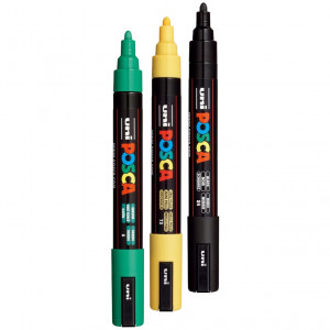 Marker vopsea pe baza de apa varf 1,8-2,5mm Uni Posca pc-5m - Img 1