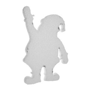 Mos Craciun polistiren dens 15x10x1cm - Img 2