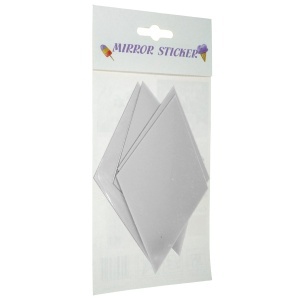 Oglinda adeziva romb 10x17cm x 0,8mm 4/set K1