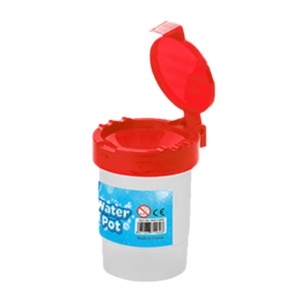 Pahar pictura cu capac rosu Keyroad P3401