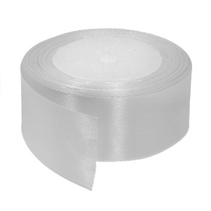 Panglica satinata alba 40mm x 21m/rola