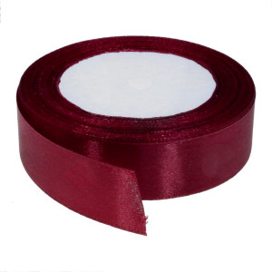 Panglica satinata bordo 25mm x 21m/rola