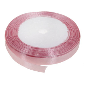 Panglica satinata roz antic 10mm x 21m/rola