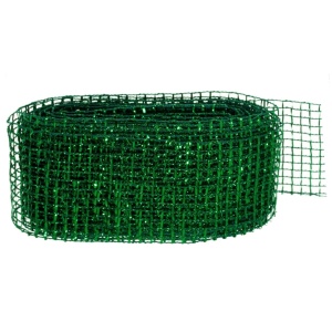 Panglica verde model plasa 65mm x 5m