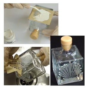 Pasta de gravare sticla 50ml Pentart 33454 - Img 2