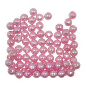 Perla plastic roz 8mm 20g