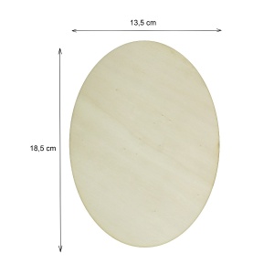 Placheta placaj oval 0,8cm - Img 3