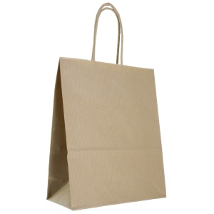 Punga hartie craft natur maner rasucit 18x8x22cm Colorarte P2931