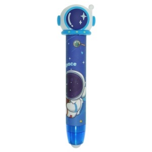 Radiera mecanica astronaut albastru KL3440
