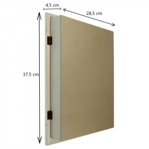Rama lemn A4 pentru decoratiuni 3D - Img 3