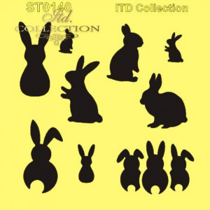 Sablon plastic 16x16cm ITD ST0140A