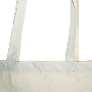 Sacosa bumbac alb-natur texturat maner lung 37,5x43,5cm - Img 3