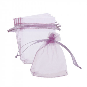 Saculet organza 7x7/9cm 5/set - Img 5